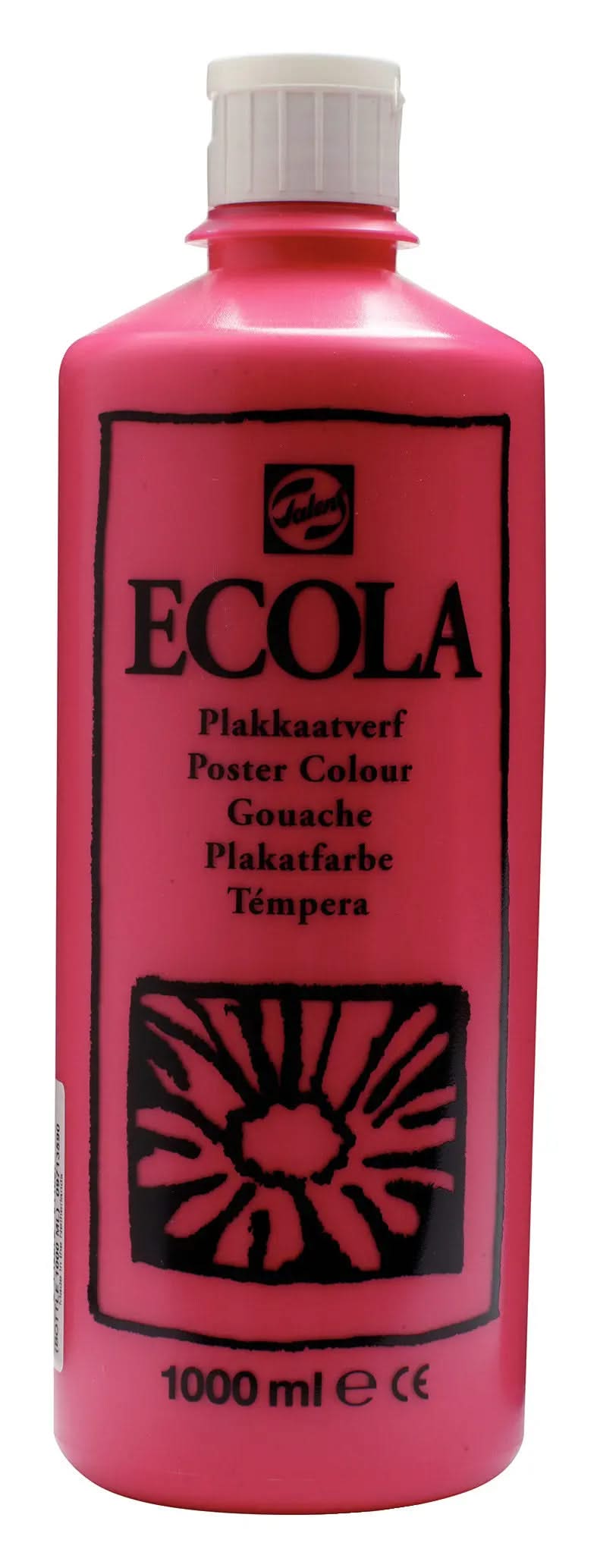 Ecola Plakatfarbe Flasche 1000 ml Tyrischrosa 359 - Kidis Art