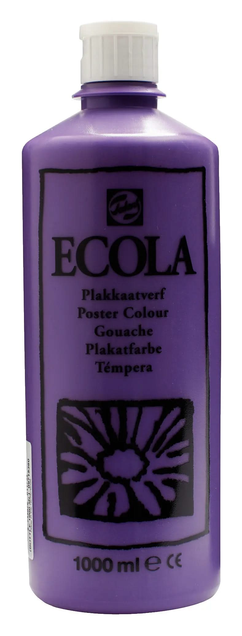 Ecola Plakatfarbe Flasche 1000 ml Violett 536 - Kidis Art