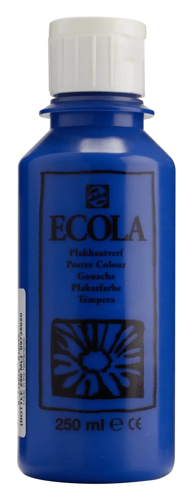 Ecola Plakatfarbe Flasche 250 ml Dunkelblau 502 - Kidis Art