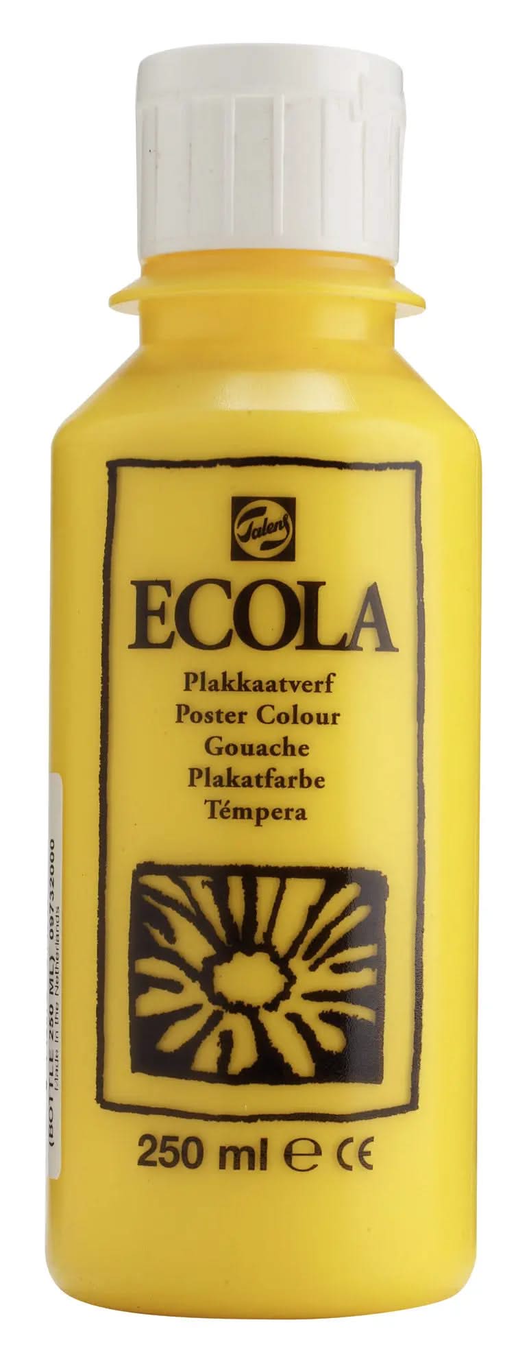 Ecola Plakatfarbe Flasche 250 ml Gelb 200 - Kidis Art