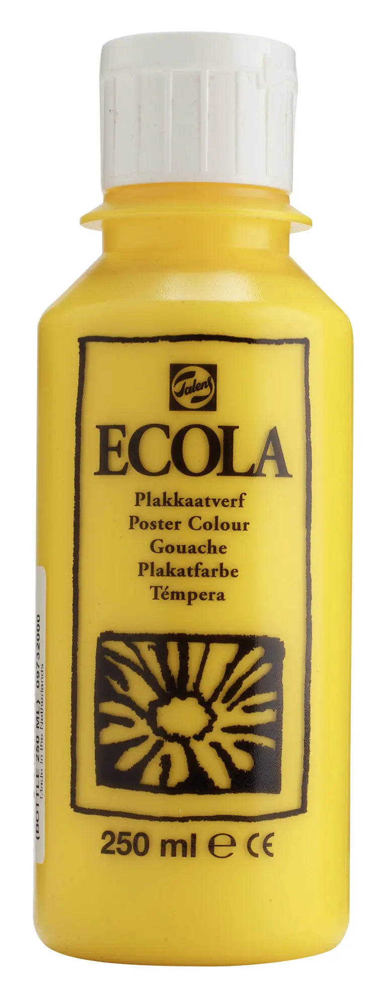 Ecola Plakatfarbe Flasche 250 ml Gelb 200