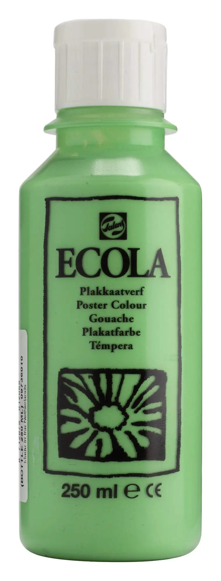 Ecola Plakatfarbe Flasche 250 ml Hellgrün 601 - Kidis Art