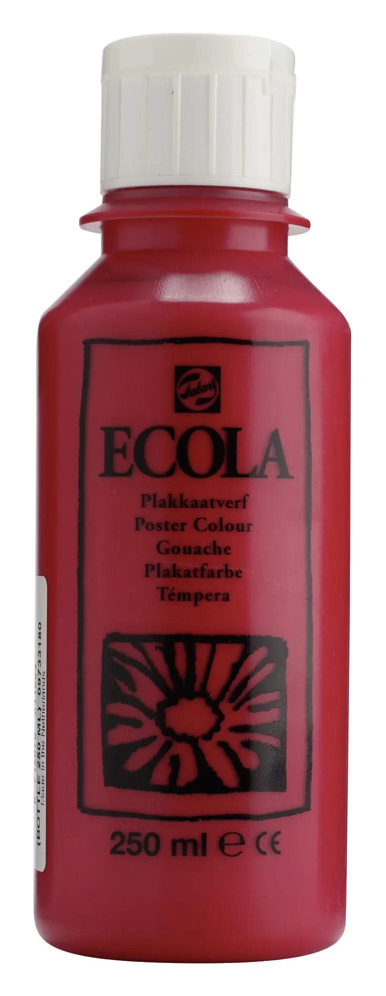 Ecola Plakatfarbe Flasche 250 ml Karmin 318 - Kidis Art