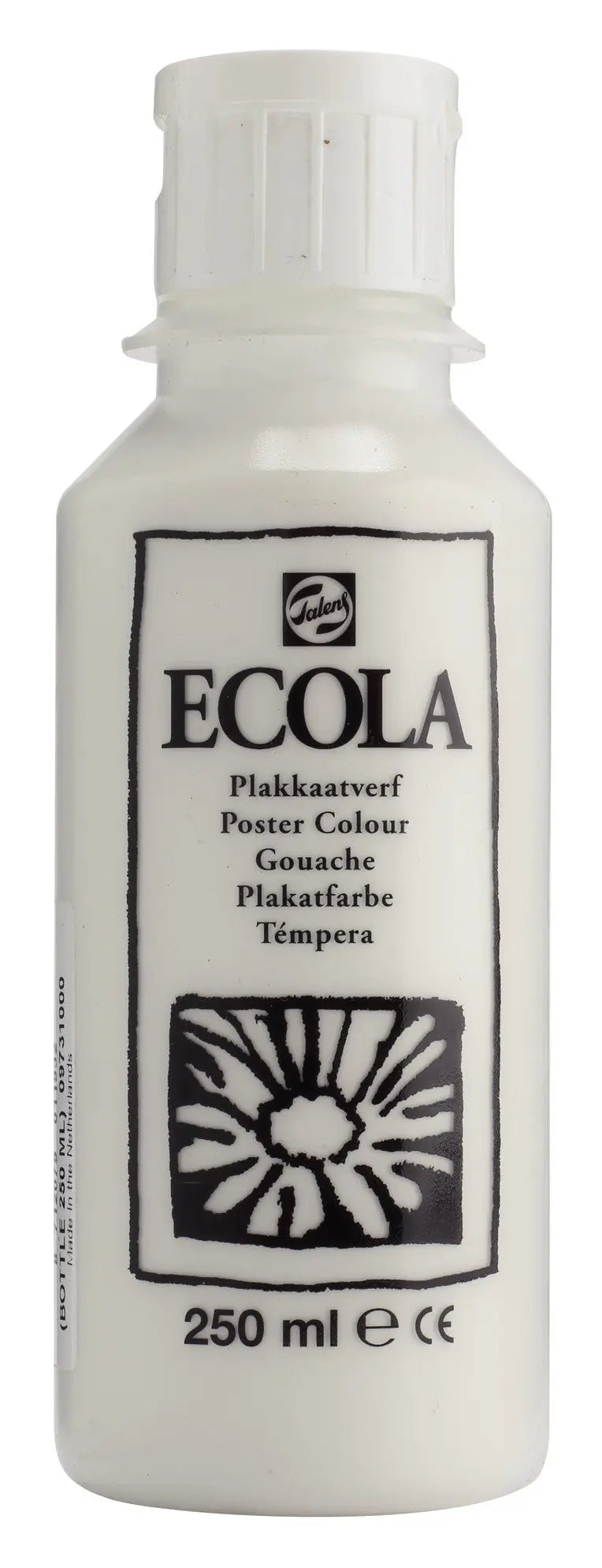 Ecola Plakatfarbe Flasche 250 ml Weiß 100