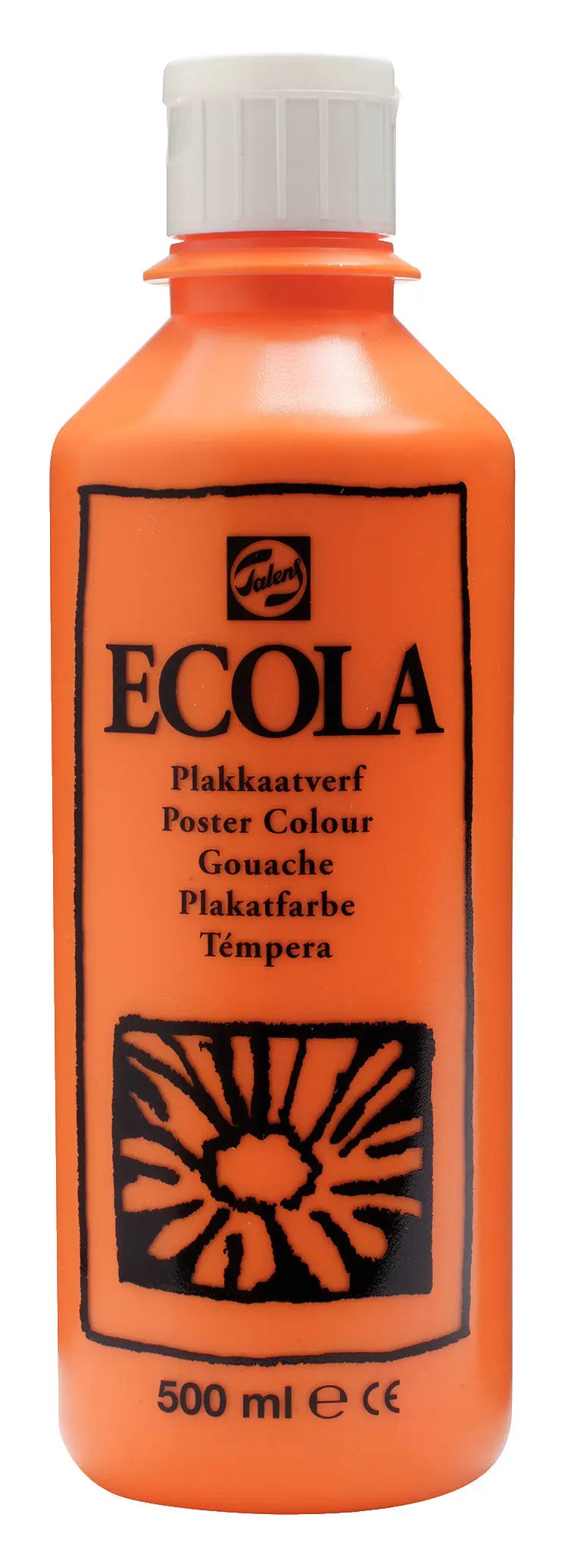 Ecola Plakatfarbe Flasche 500 ml Orange 235