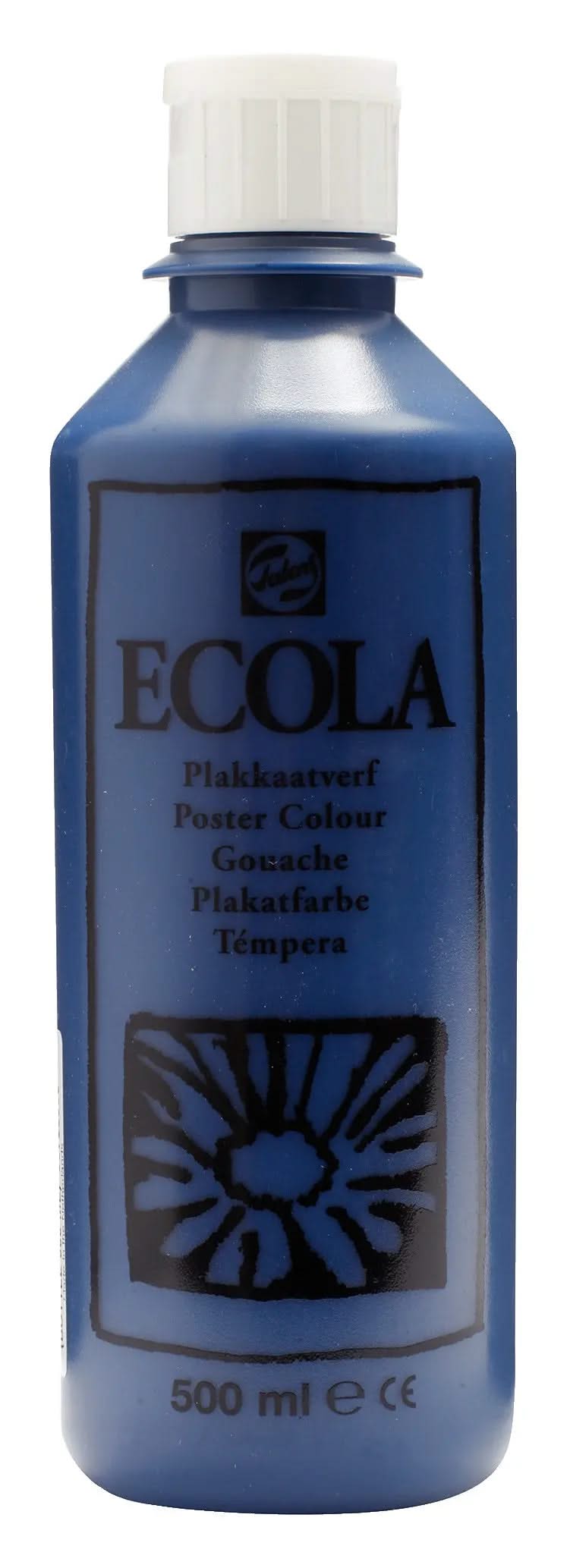Ecola Plakatfarbe Flasche 500 ml Preussischblau 508 - Kidis Art