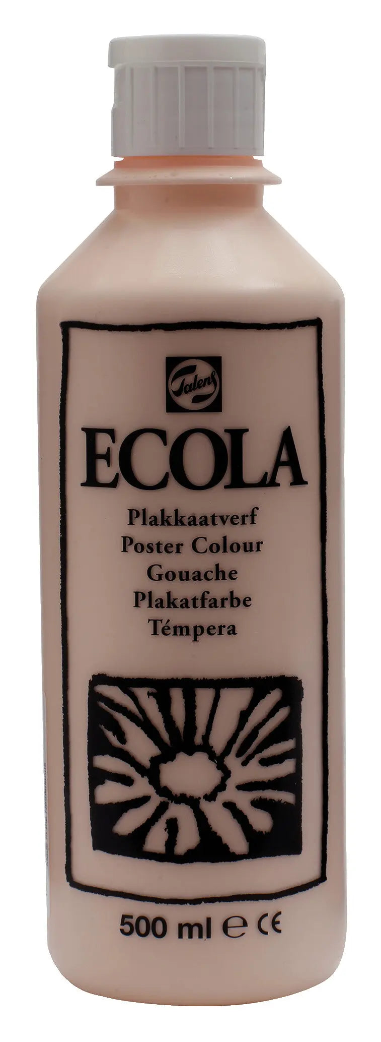 Ecola Plakatfarbe Flasche 500 ml Rosa Beige 374