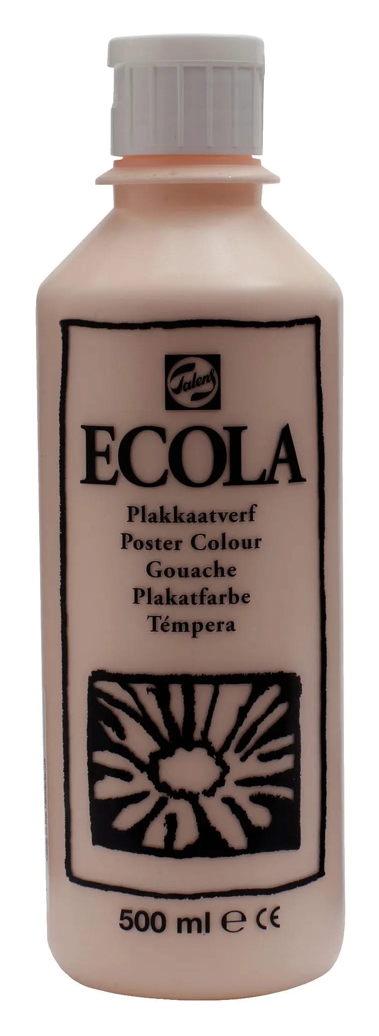 Ecola Plakatfarbe Flasche 500 ml Rosa Beige 374 - Kidis Art