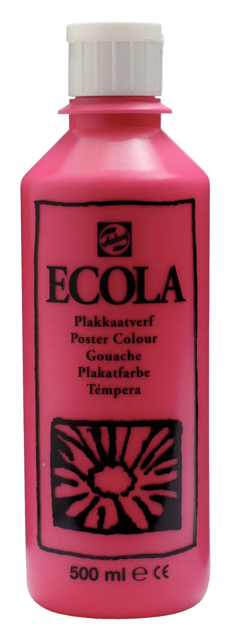 Ecola Plakatfarbe Flasche 500 ml Tyrischrosa 359 - Kidis Art