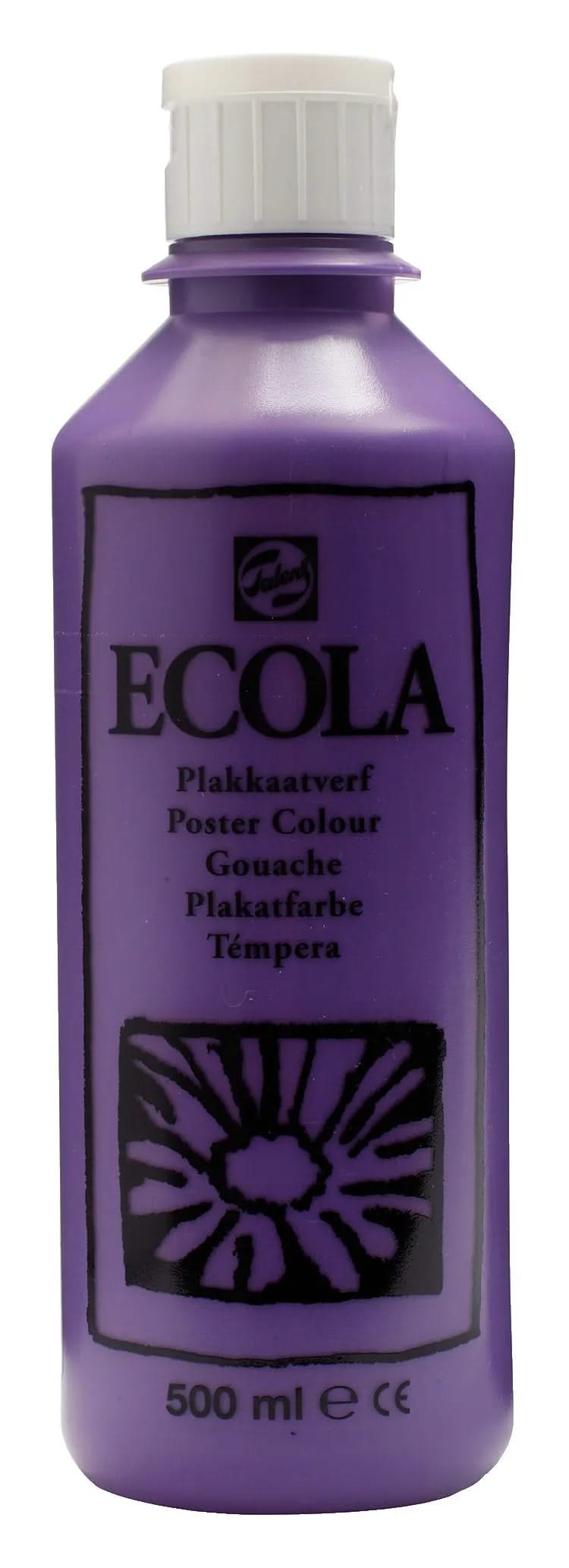 Ecola Plakatfarbe Flasche 500 ml Violett 536 - Kidis Art