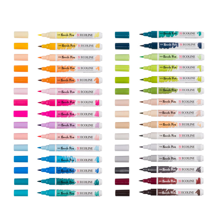 Ecoline Brush Pen Additional-Set | 30 Farben Ecoline