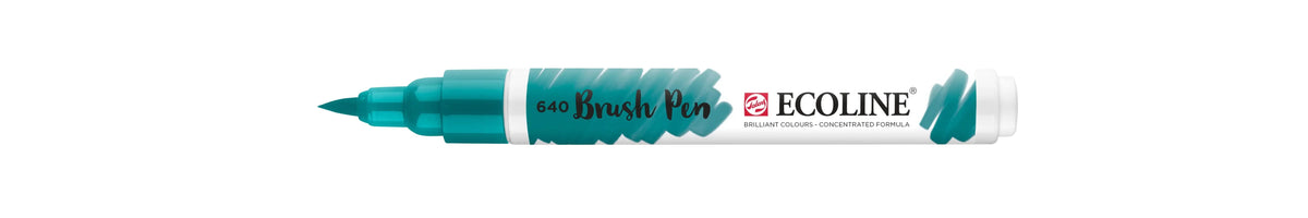 Ecoline Brush Pen Blaugrün 640 - Kidis Art