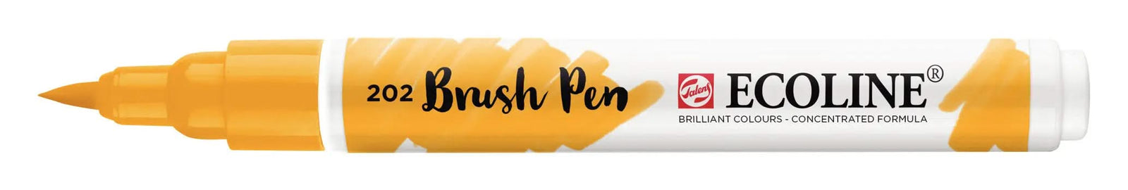 Ecoline Brush Pen Dunkelgelb 202 - Kidis Art
