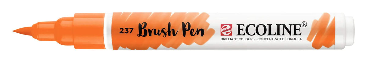 Ecoline Brush Pen Dunkelorange 237 - Kidis Art