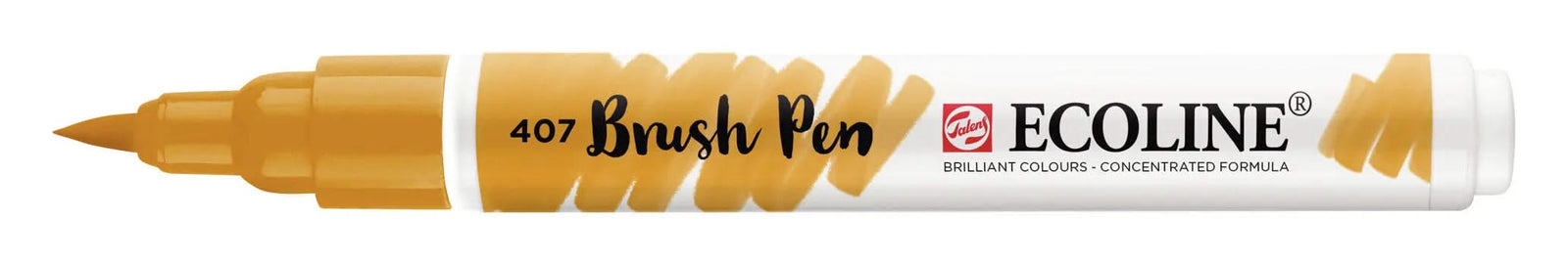 Ecoline Brush Pen Dunkler Ocker 407 - Kidis Art