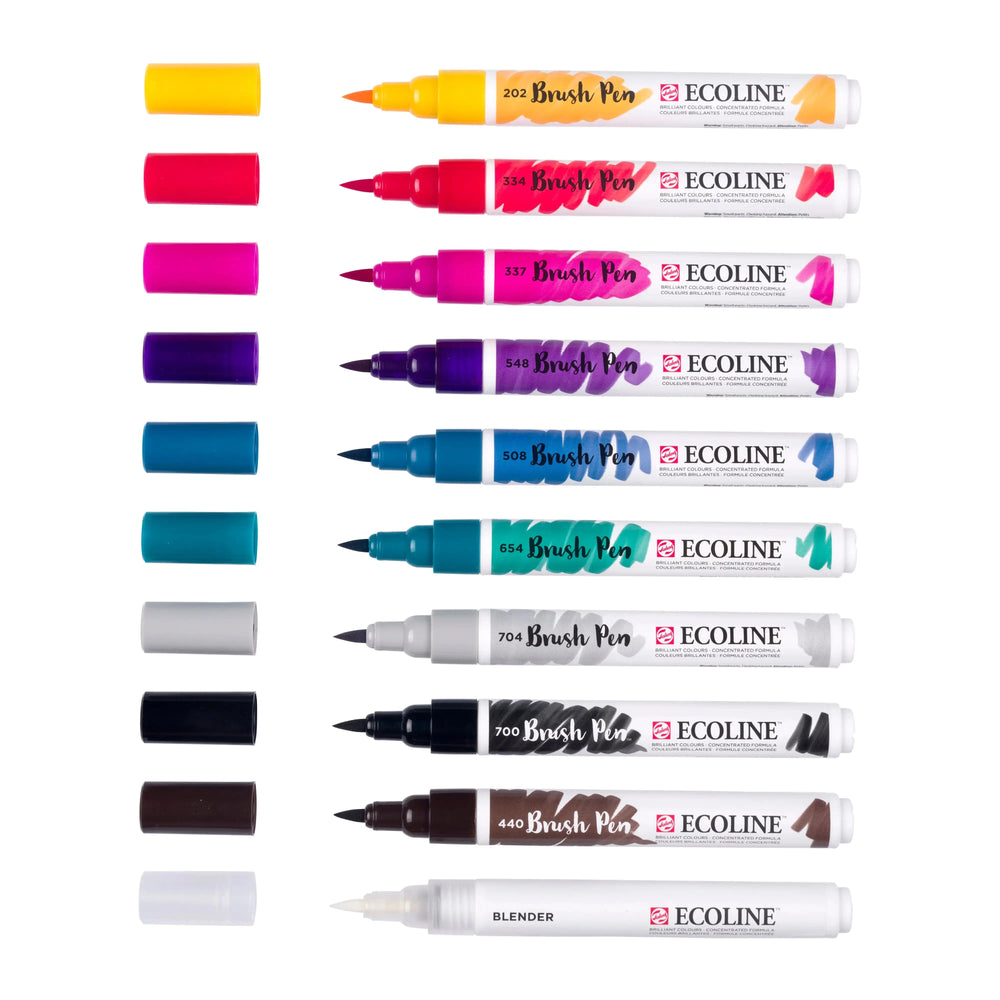 Ecoline Brush Pen Galaxie-Set | 10 Farben Ecoline
