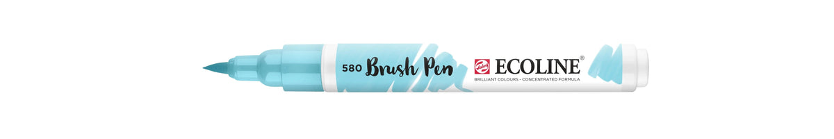 Ecoline Brush Pen Pastellblau 580 - Kidis Art
