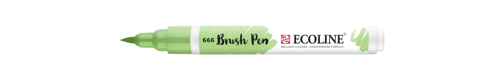 Ecoline Brush Pen Pastellgrün 666 - Kidis Art