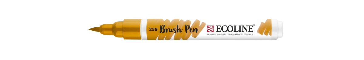 Ecoline Brush Pen Sandgelb 259 - Kidis Art