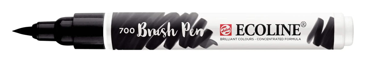 Ecoline Brush Pen Schwarz 700 - Kidis Art