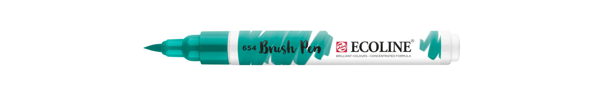 Ecoline Brush Pen Tannengrün 654 - Kidis Art