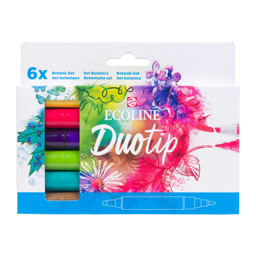 Ecoline Duotip Botanik-Set | 6 Farben