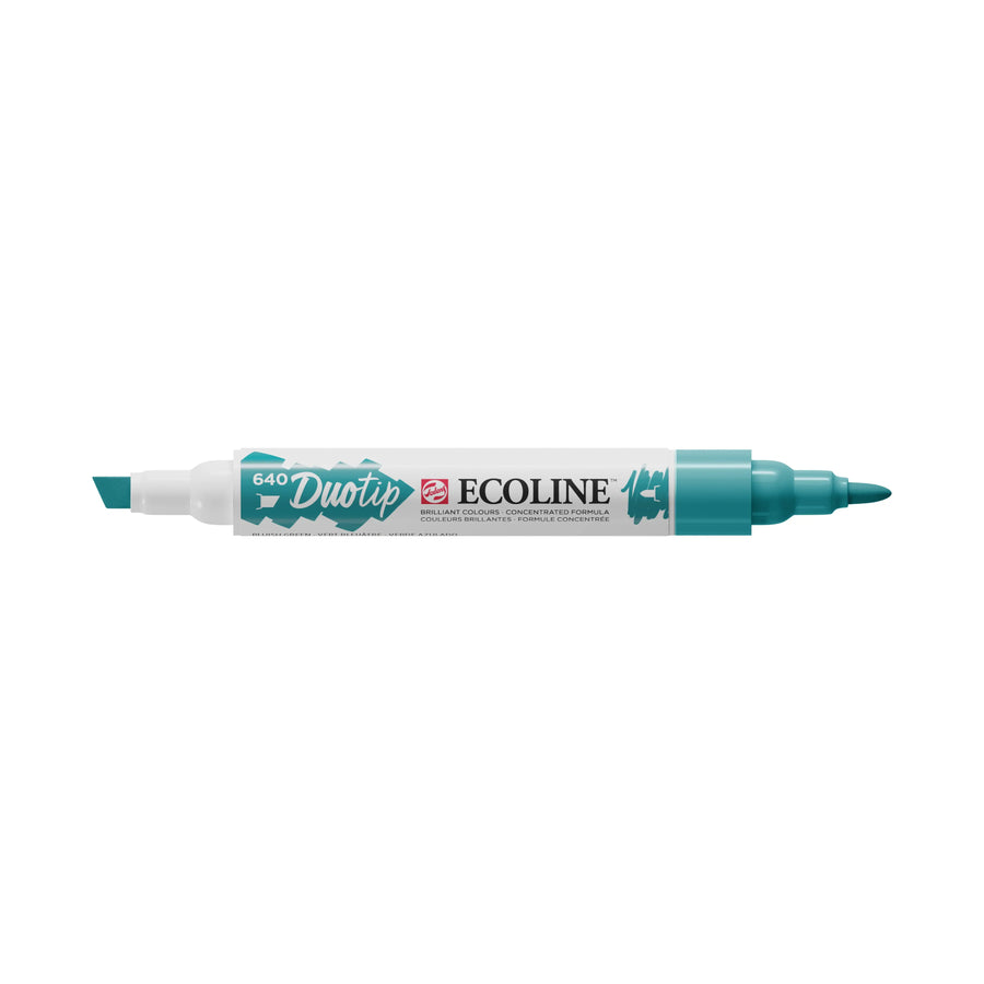 Ecoline Duotip Marker Blaugrün 640