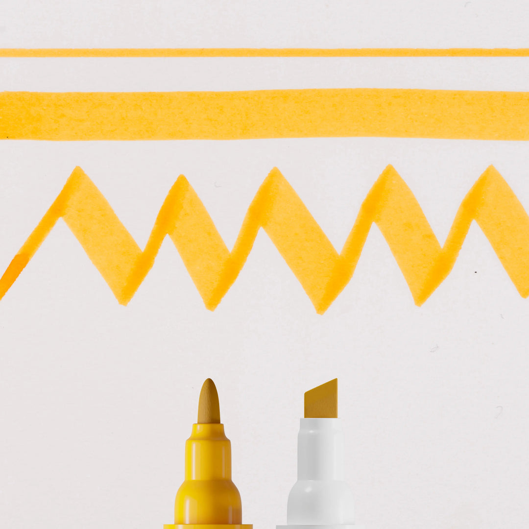 Ecoline Duotip Marker Dunkelgelb 202 Ecoline