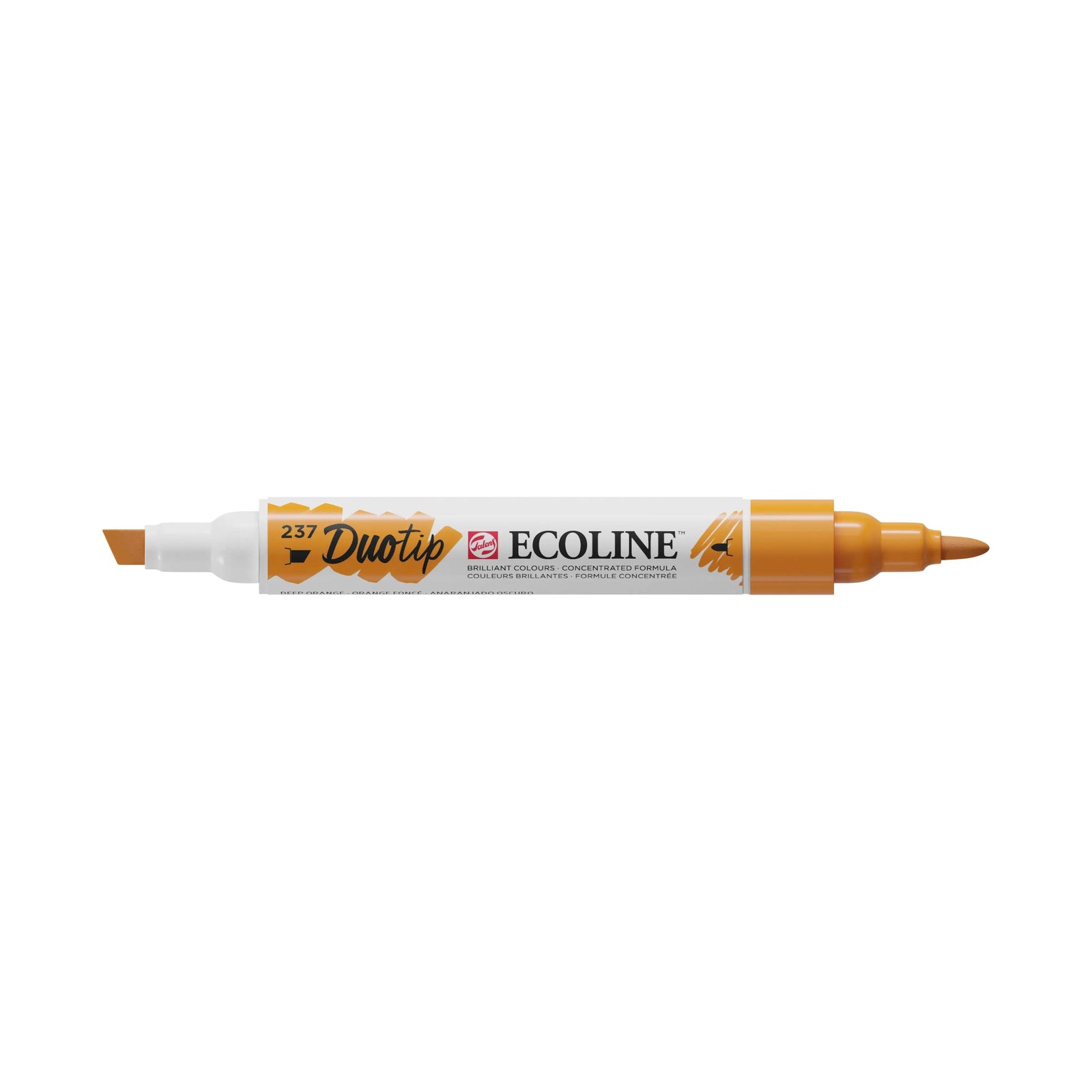 Ecoline Duotip Marker Dunkelorange 237 - Kidis Art