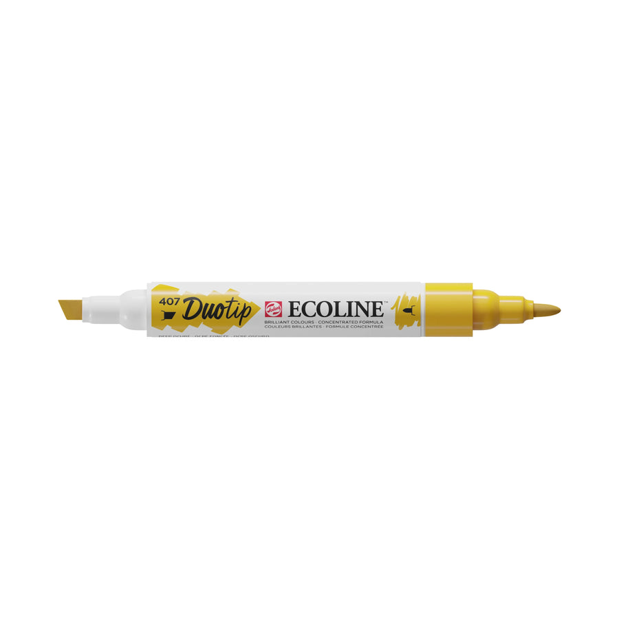 Ecoline Duotip Marker Dunkler Ocker 407