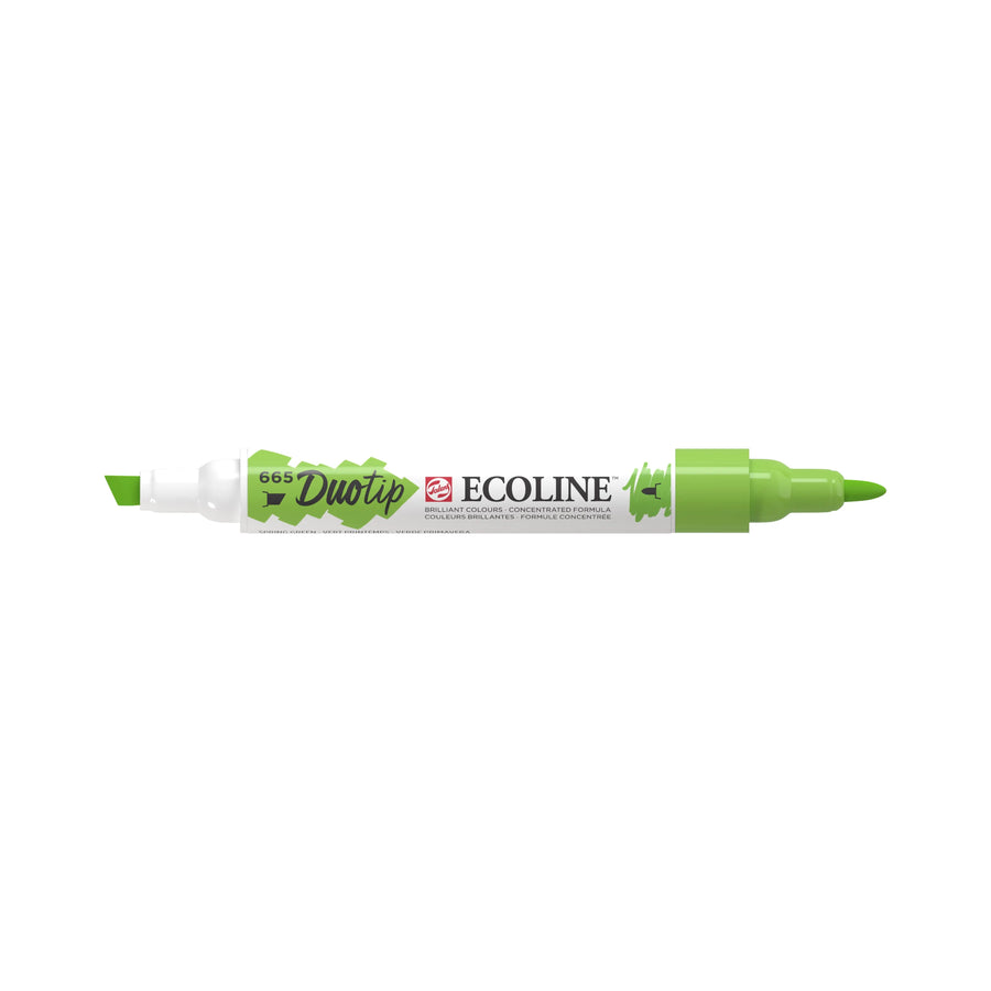 Ecoline Duotip Marker Frühlingsgrün 665