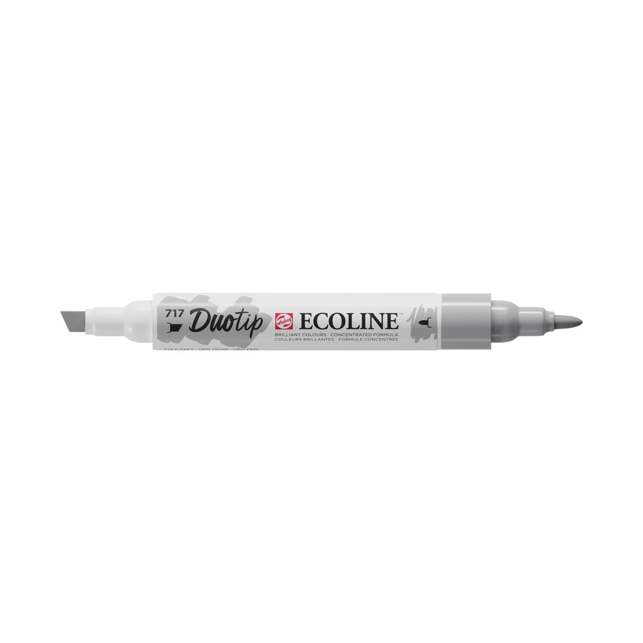 Ecoline Duotip Marker Kaltgrau 717