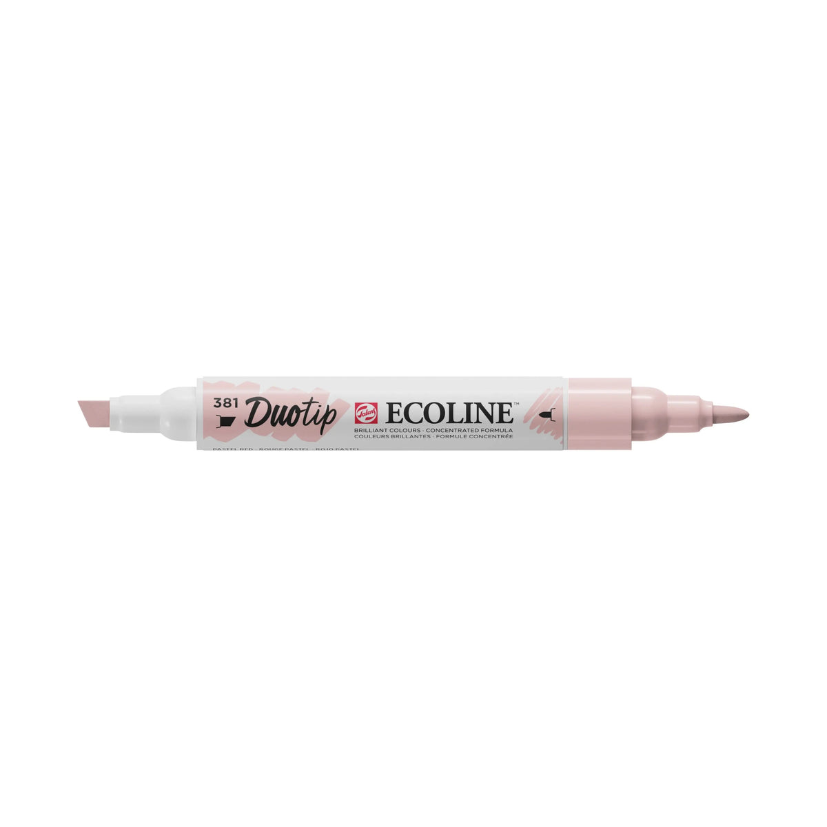 Ecoline Duotip Marker Pastellrot 381 - Kidis Art