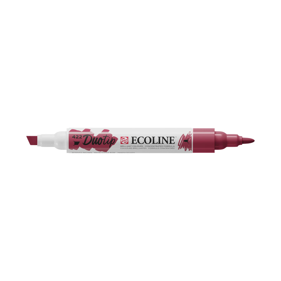 Ecoline Duotip Marker Rotbraun 422