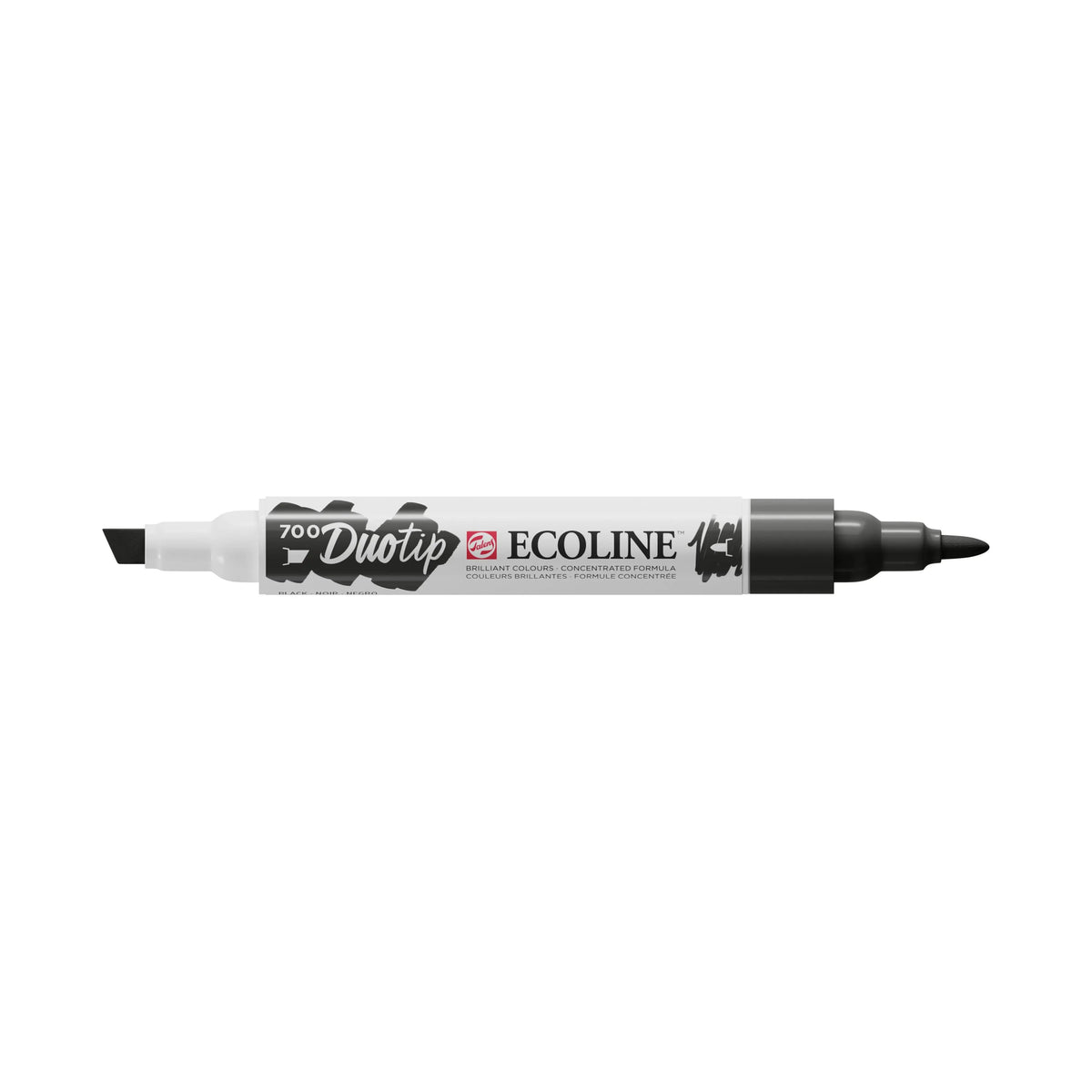 Ecoline Duotip Marker Schwarz 700 - Kidis Art