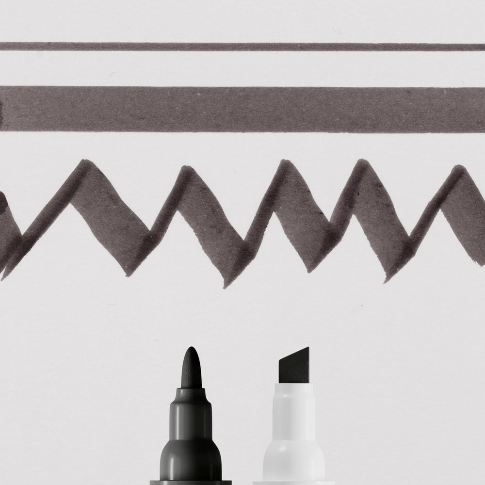 Ecoline Duotip Marker Schwarz 700 Ecoline