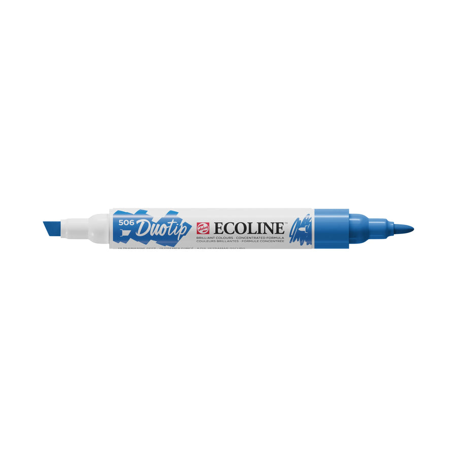 Ecoline Duotip Marker Ultramarin Dunkel 506