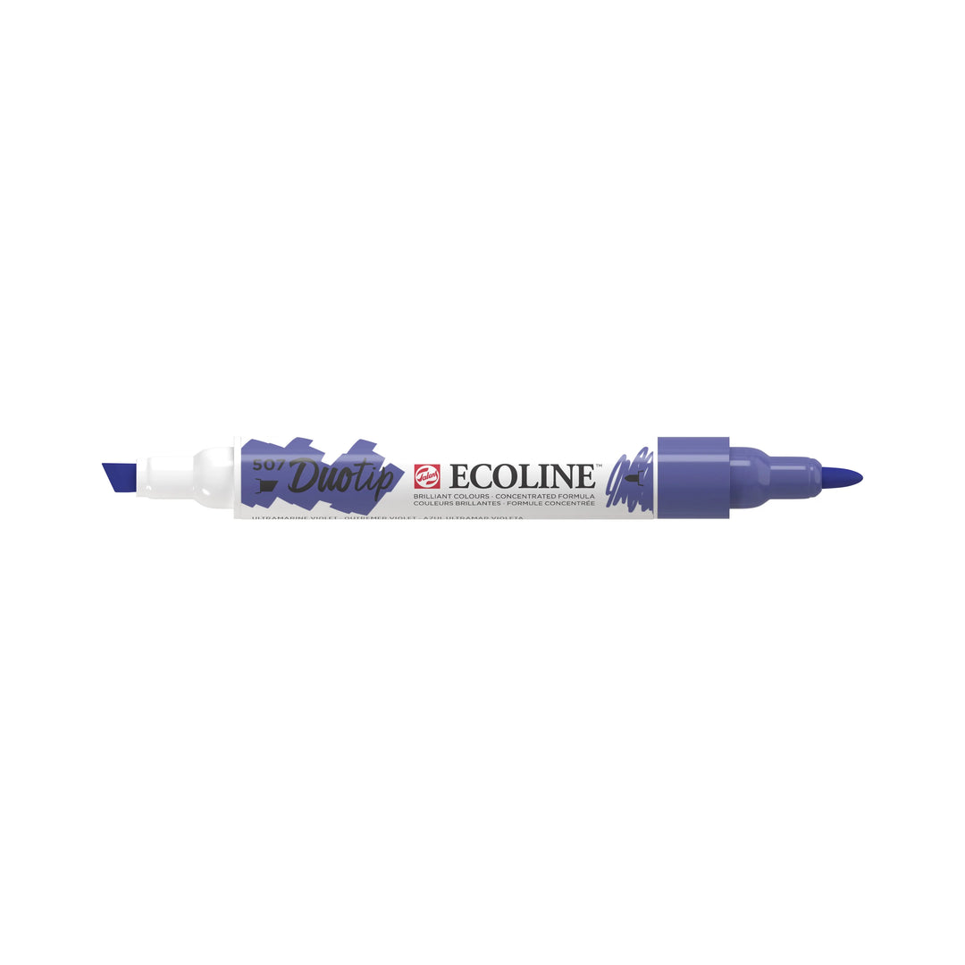 Ecoline Duotip Marker Ultramarinviolett 507