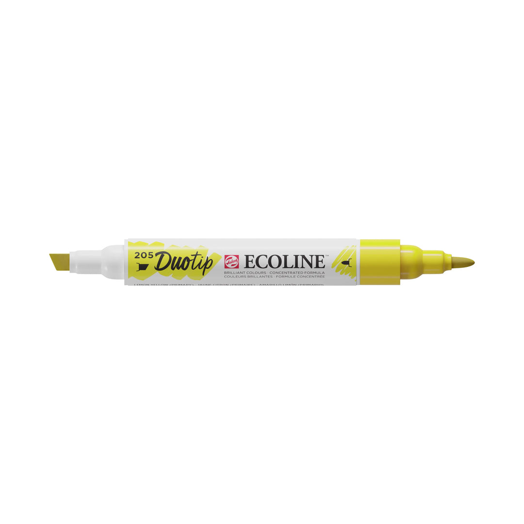 Ecoline Duotip Marker Zitronengelb (Primär) 205
