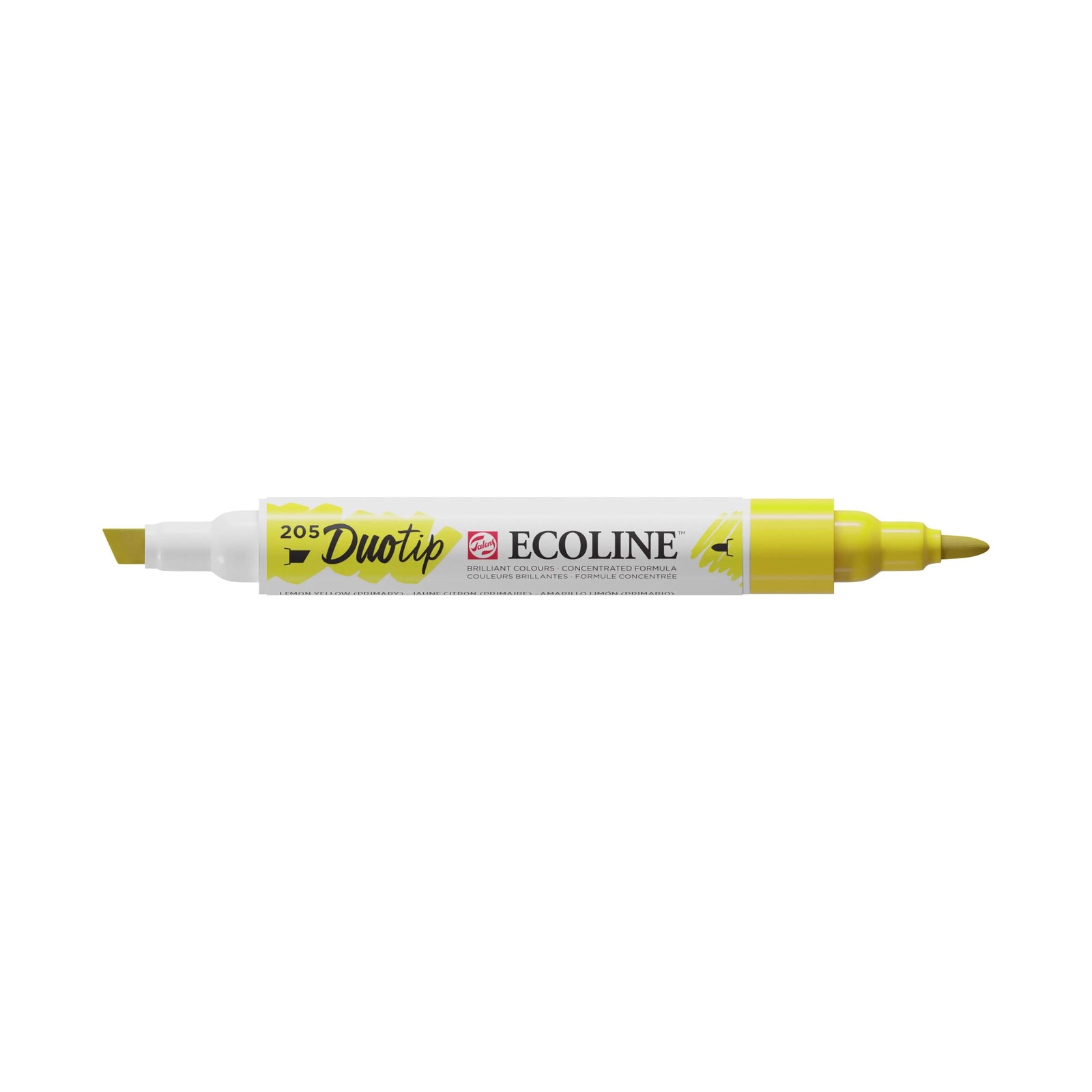 Ecoline Duotip Marker Zitronengelb (Primär) 205 - Kidis Art