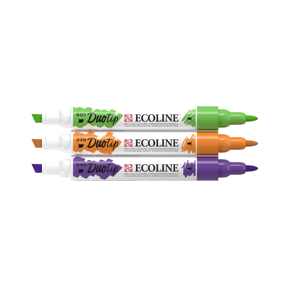 Ecoline Duotip Sekundärfarben-Set | 3 Farben Ecoline