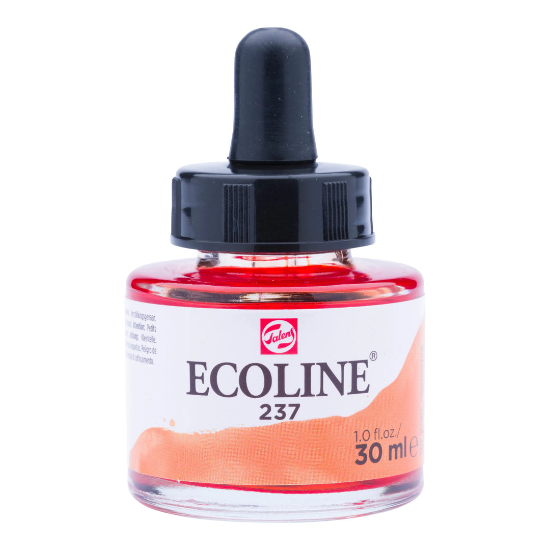 Ecoline Flüssige Wasserfarbe Flasche 30 ml Dunkelorange 237