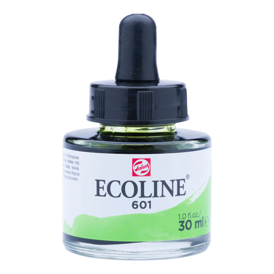 Ecoline Flüssige Wasserfarbe Flasche 30 ml Hellgrün 601