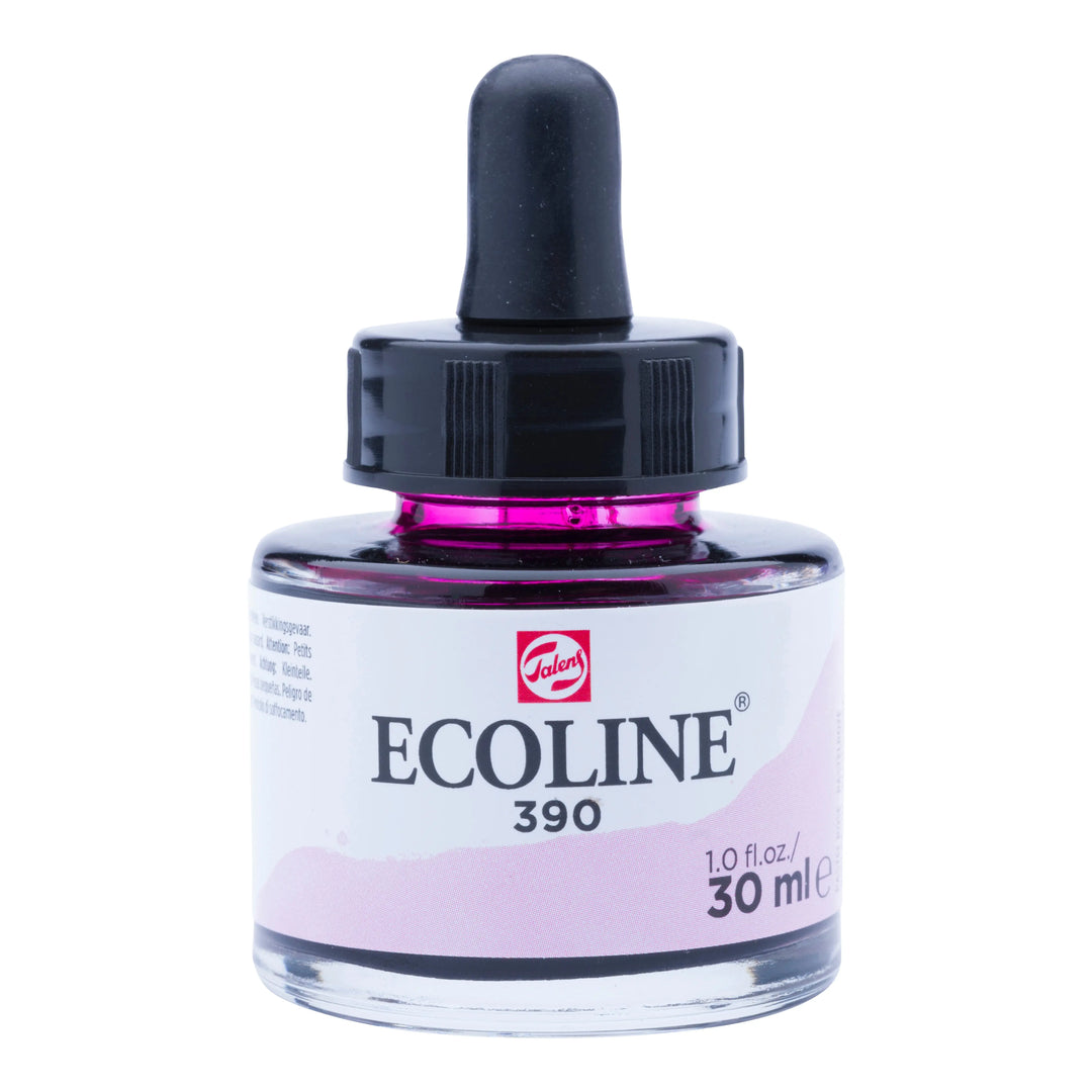 Ecoline Flüssige Wasserfarbe Flasche 30 ml Pastellrosa 390