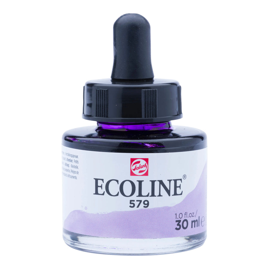 Ecoline Flüssige Wasserfarbe Flasche 30 ml Pastellviolett 579