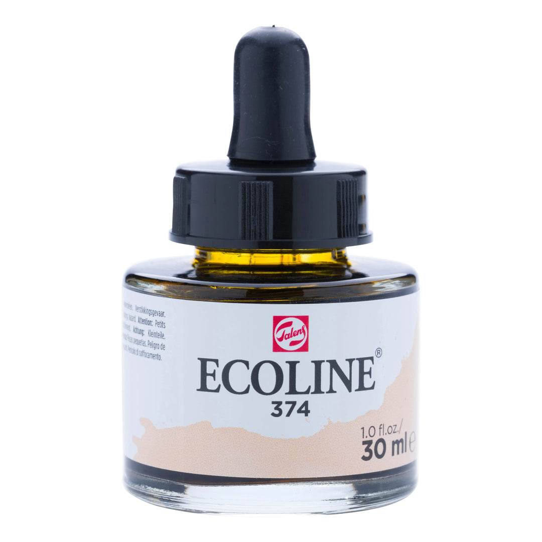 Ecoline Flüssige Wasserfarbe Flasche 30 ml Rosa Beige 374