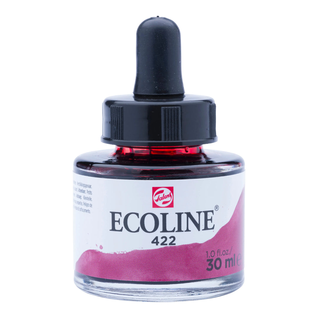 Ecoline Flüssige Wasserfarbe Flasche 30 ml Rotbraun 422