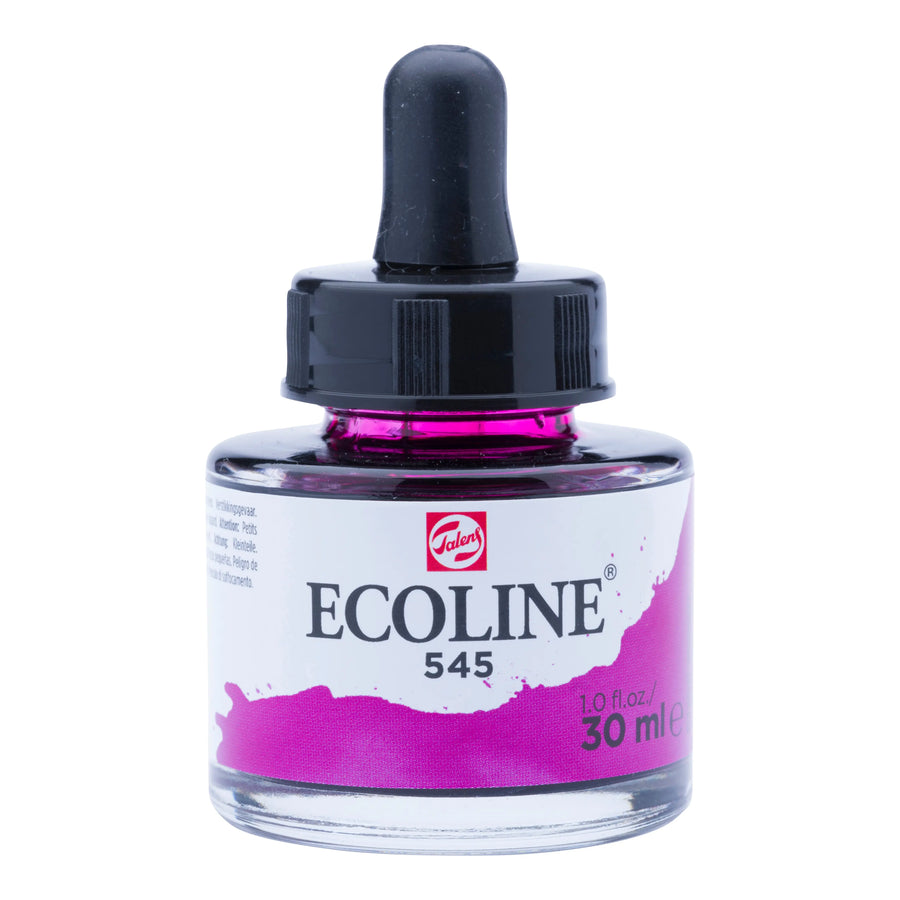 Ecoline Flüssige Wasserfarbe Flasche 30 ml Rotviolett 545