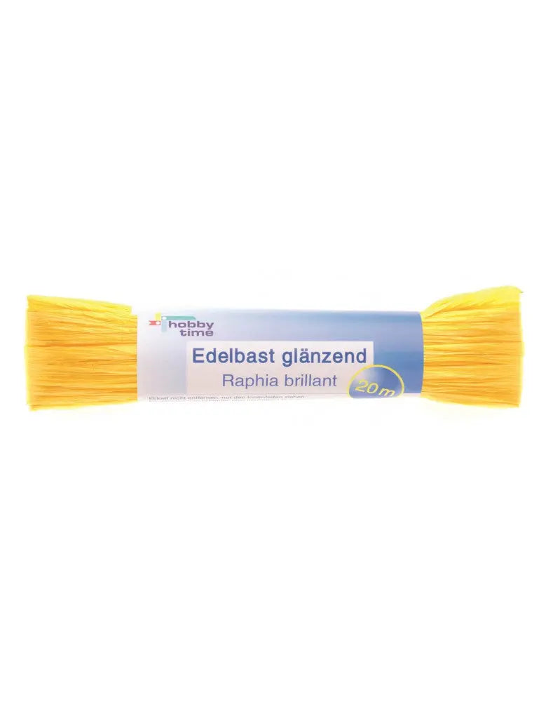 Edelbast 20m gelb, glänzend Viscose 10g