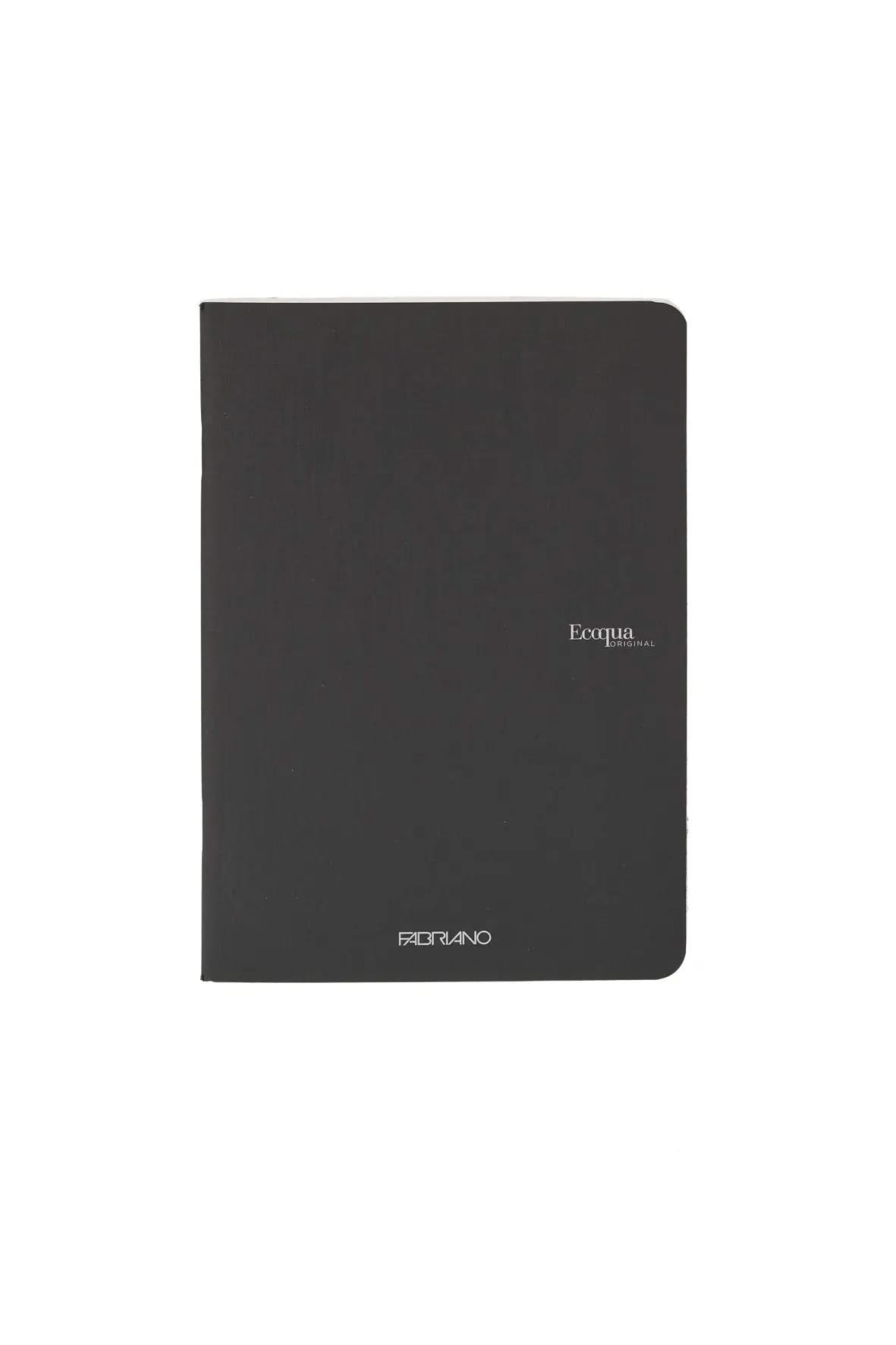 Fabriano Ecoqua Notizheft - nero - A5 - dots - geheftet - Kidis Art